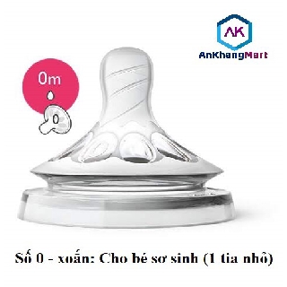 Bình sữa Philips AVENT Natural 60ml [Núm số 0 - trẻ sơ sinh]