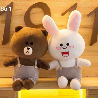 Set gấu Brown& thỏ Conny sẵn loại 1