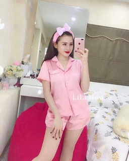 Bộ pizama lụa