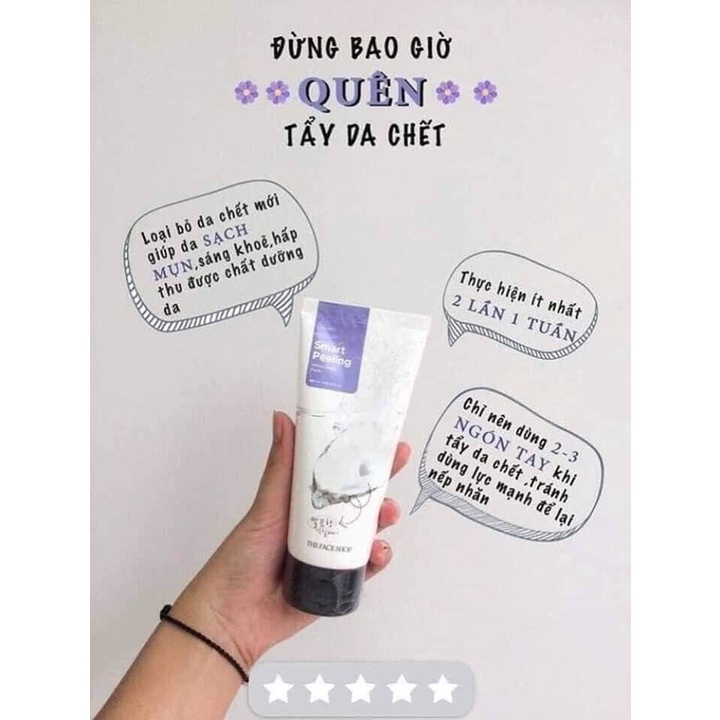 Tẩy Tế Bào Chết The Face Shop Smart Peeling White Jewel (120ml)