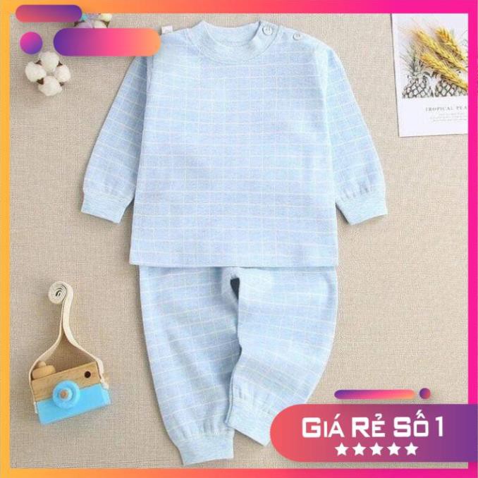 Quần áo trẻ em ⭐𝗙𝗥𝗘𝗘𝗦𝗛𝗜𝗣⭐ Bộ cotton thu đông dài tay siêu mềm mịn co giãn 4 chiều cho bé từ 5-15 kg