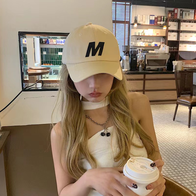 Nón Lưỡi Trai Màu Be Phong Cách Hàn Quốc