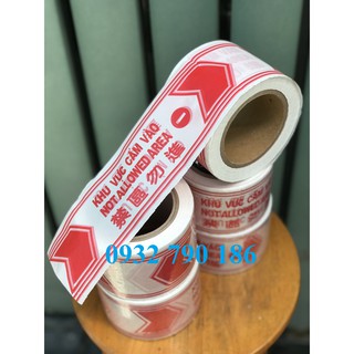 Cuộn dây rào công trình, cảnh báo an toàn (chiều dài đúng 100m)
