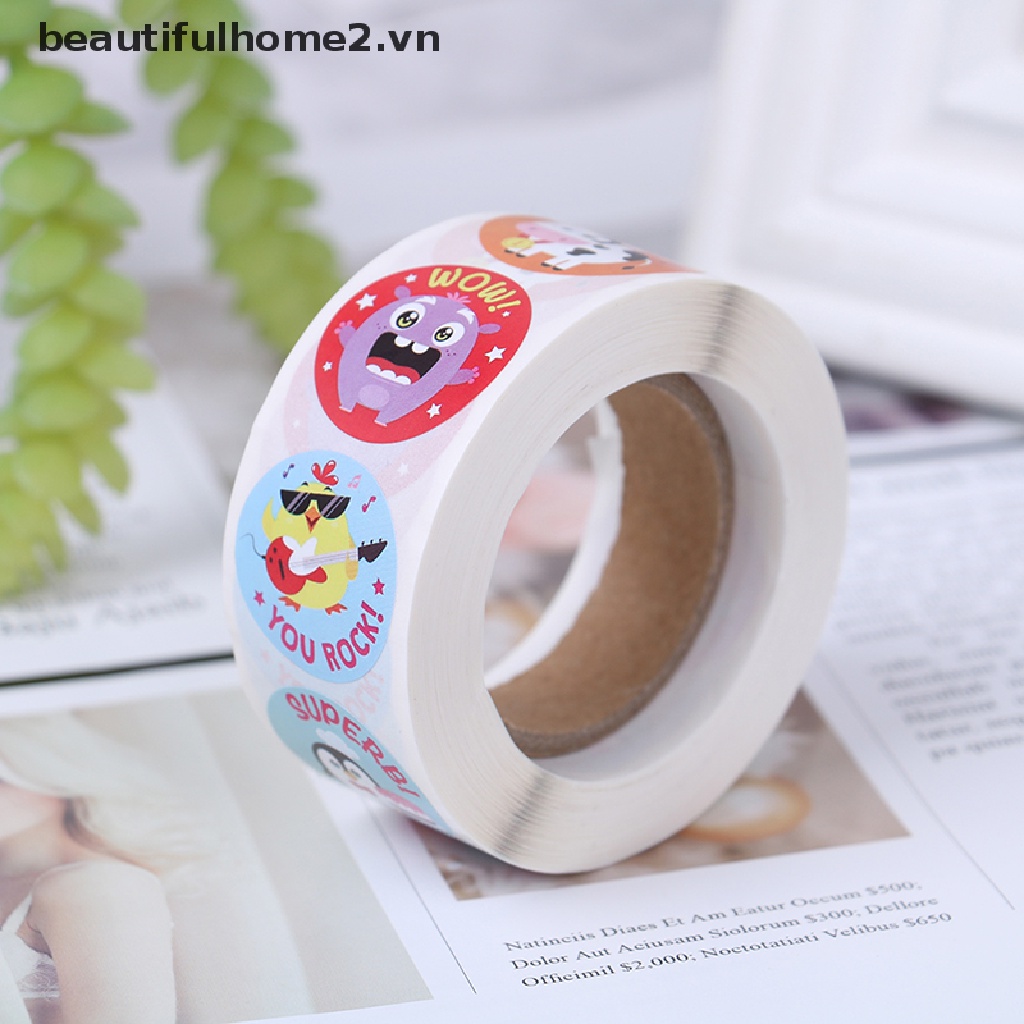 Bộ 500 Miếng Dán Khen Thưởng Cho Học Sinh