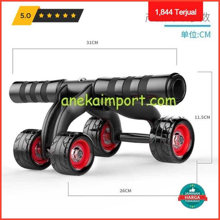 Bánh Xe Lăn Tập Bụng Abs 6.6 Màu Xanh Lá