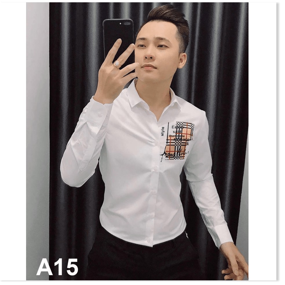 Áo sơ mi nam thanh lịch cao cấp hàn quốc  HP
