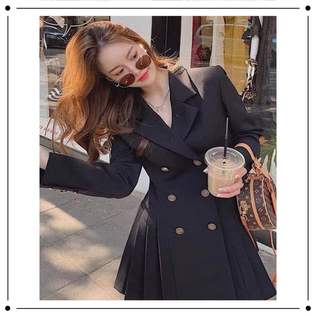 Váy vest dập ly [ SIÊU SALE 50%] tôn dáng
