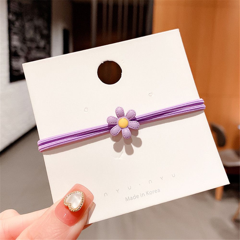 Dây buộc tóc co giãn hình hoa cúc dễ thương thời trang cho nữ