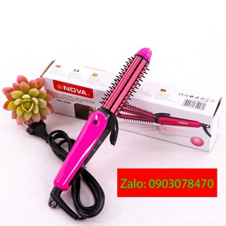 Máy uốn duỗi bấm tóc Nova 8890