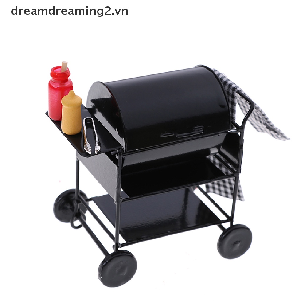 Mô hình lò nướng thức ăn mini dễ thương cho nhà búp bê