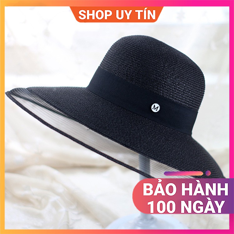 Mũ Đi Biển - Nón Cói Rộng Vành Vintage Cao Cấp Nữ Đẹp