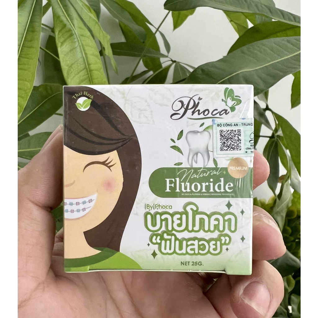 Kem đánh răng thảo dược By Phoca 25g/ Thái Lan