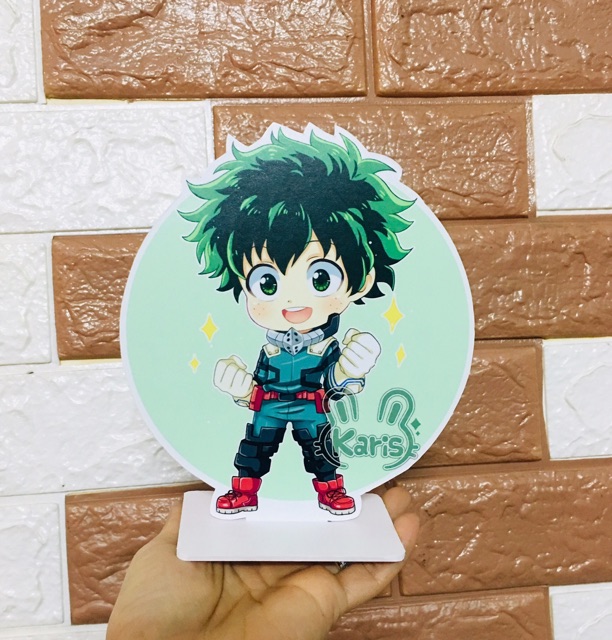 mô hình tượng my hero standee để vàng my hero