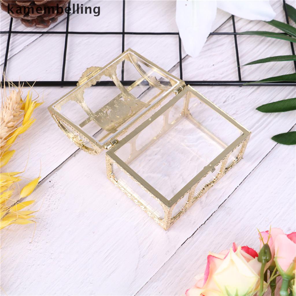 Hộp đựng kẹo/ sô cô la màu vàng trang trí tiệc cưới/ sinh nhật độc đáo