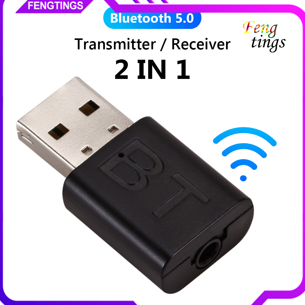 Usb Thu Phát Tín Hiệu Bluetooth 5.0 3.5mm Aux Cho Pc Tv