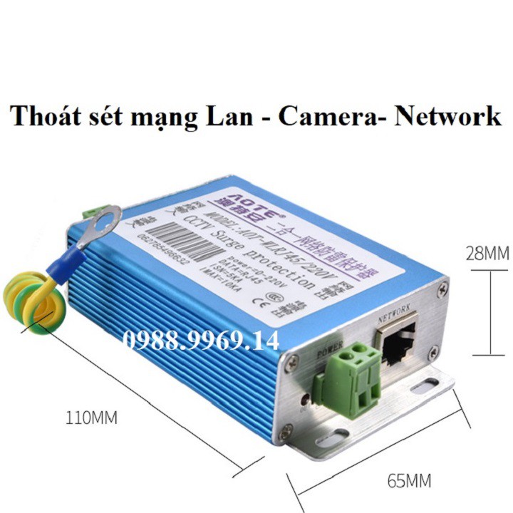 Thoát sét mạng Lan - Camera