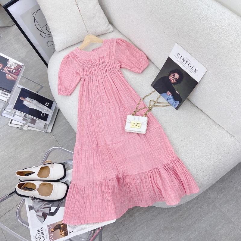 Đầm BABYDOLL xốp tay bồng