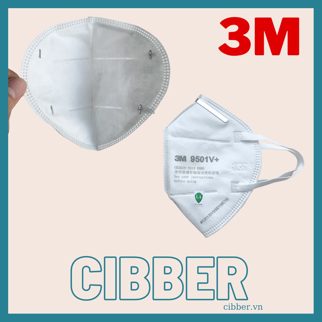 Khẩu trang 3M - Có van , Không Van (Kháng Khuẩn, Chống Bụi Mịn PM 2.5)