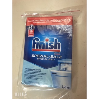 Muối rửa bát finish 1.2kg; muối finish 1.5kg