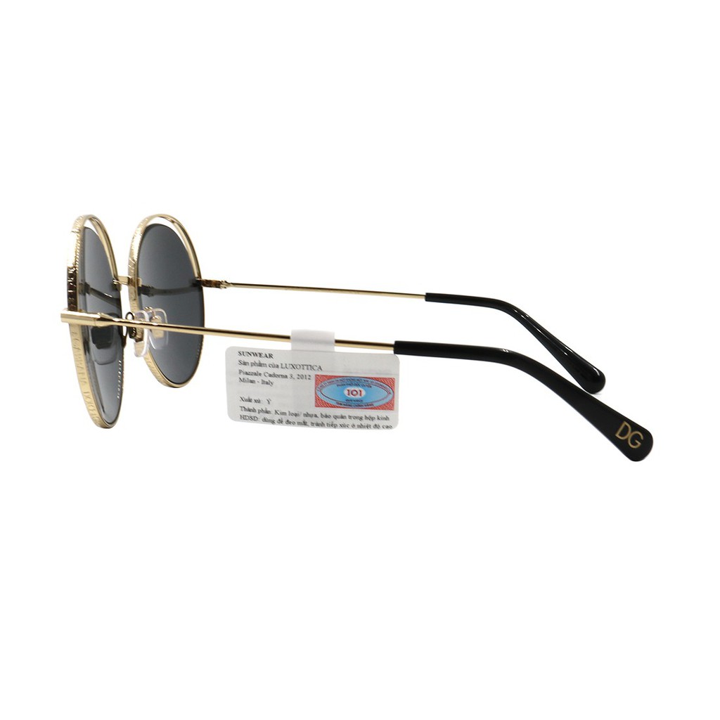 Kính mát chính hãng Dolce Gabbana DG2262 màu sắc thời trang, thiết kế dễ đeo bảo vệ mắt