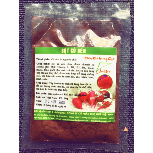 Bột củ dền 50g