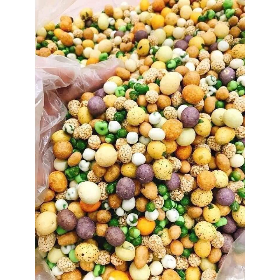 ĐẬU PHỘNG SẤY GIÒN MIX VỊ (túi zip 1kg)