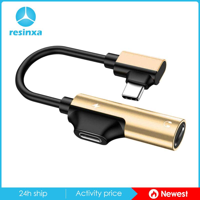 2-in-1 USB-C PD Headphone Jack Adapter, Type C to 3.5mm Audio and Charger Adapter, for Aux, Stereo, Earphones, Headset