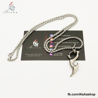 Dây chuyền Titan Lửa Thiêng và Họa Tiết Viking - NL078 - Aluha