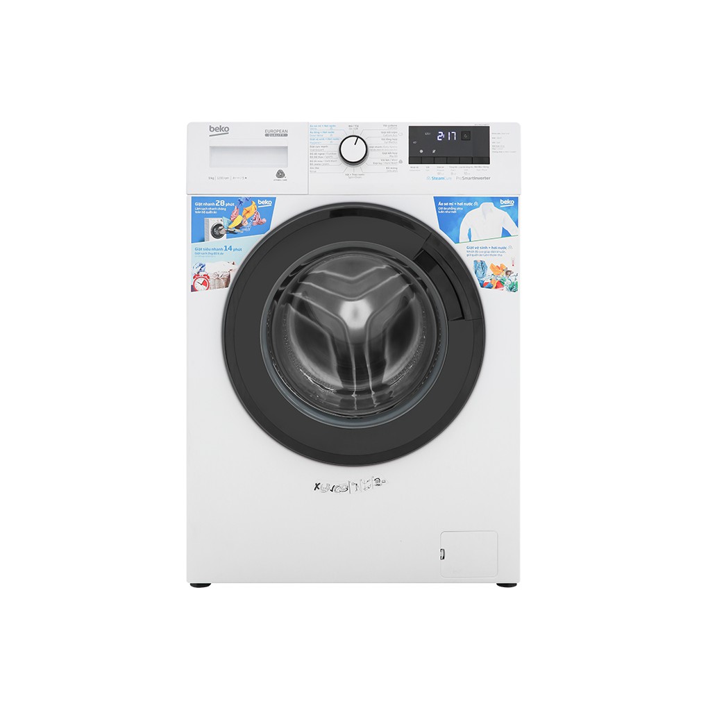 [ GIá Hủy Diệt ] Máy giặt Beko Inverter 9 kg WCV9612XB0ST ( CHỈ GIAO HÀNG KHU VỰC HCM )