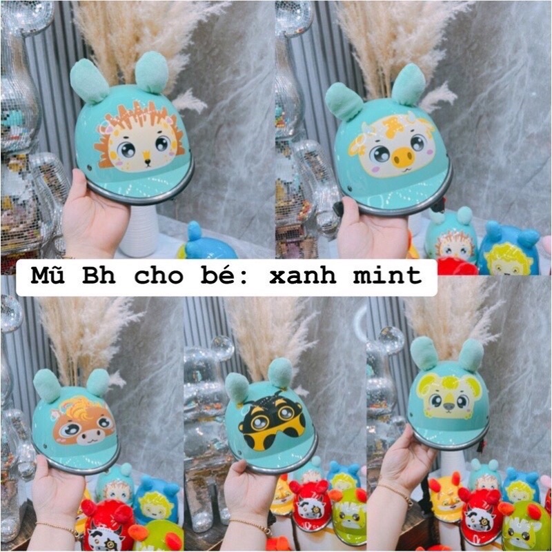 Nón Bảo Hiểm Cho Bé SIDOMI Từ 1-4 Tuổi Siêu Nhẹ. Nón bảo hiểm cute cho trẻ em