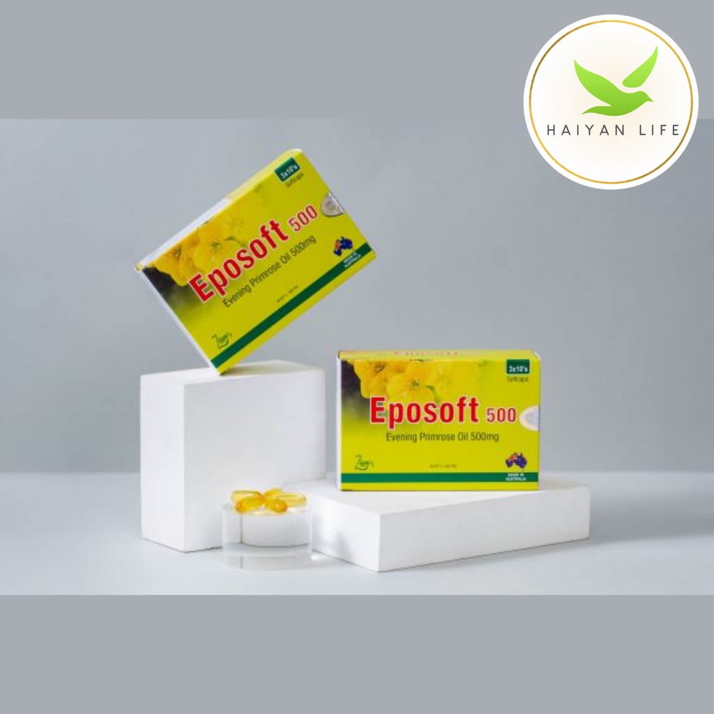 Eposoft – Cân bằng nội tiết tố giúp da sáng mịn, mềm mại, giảm thâm nám - hộp 30 viên