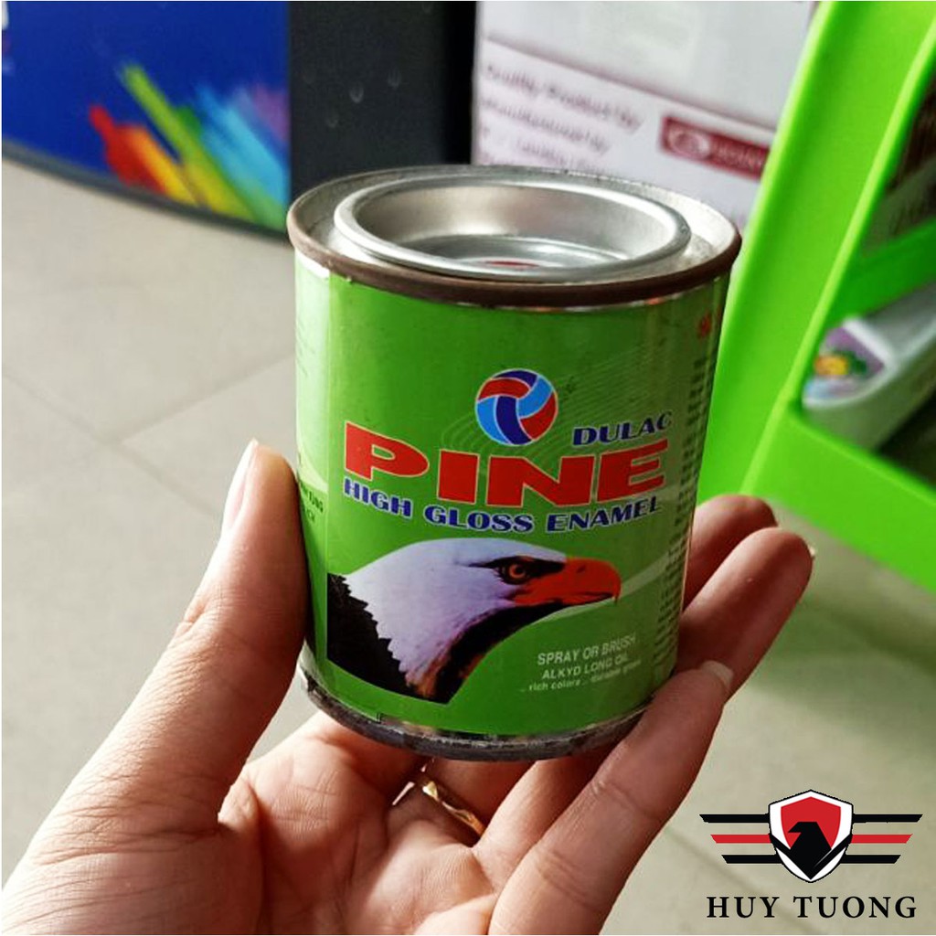 Sơn dầu Pine lon 80gr Xanh các loại cao cấp - Huy Tưởng