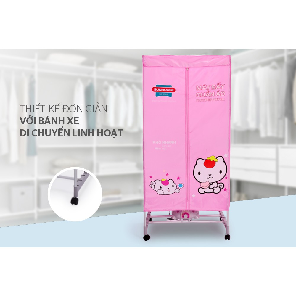 Máy sấy quần áo SUNHOUSE SHD2701