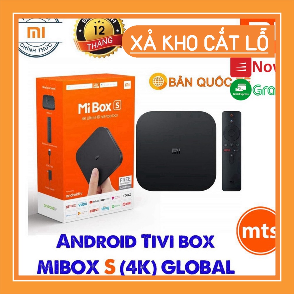KHÔNG ĐÂU RẺ BẰNG Android Tivi MIBOX S 4K nước ngoài Model MDZ-22-AB và Mi TV Stick Android TV 1080p - Minh Tín Shop KHÔ