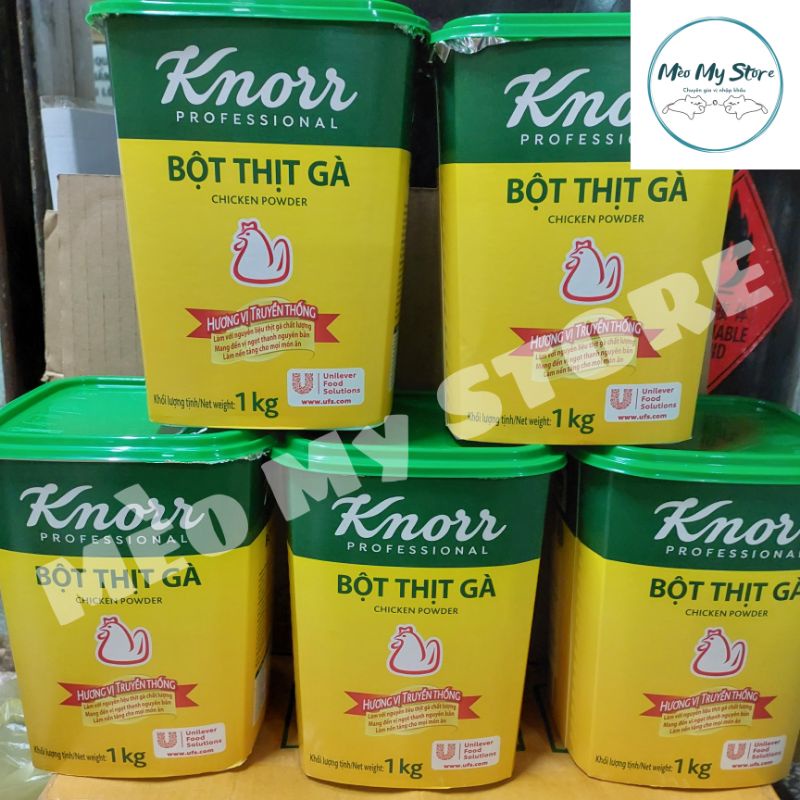 Bột Thịt Gà Knorr hộp 1kg (Date Mới)