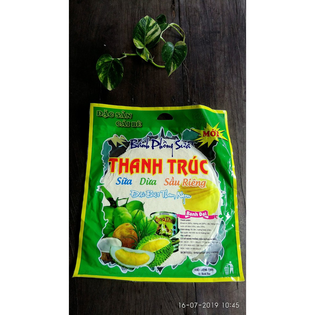 Bánh tráng sữa (bịch 10 cái)