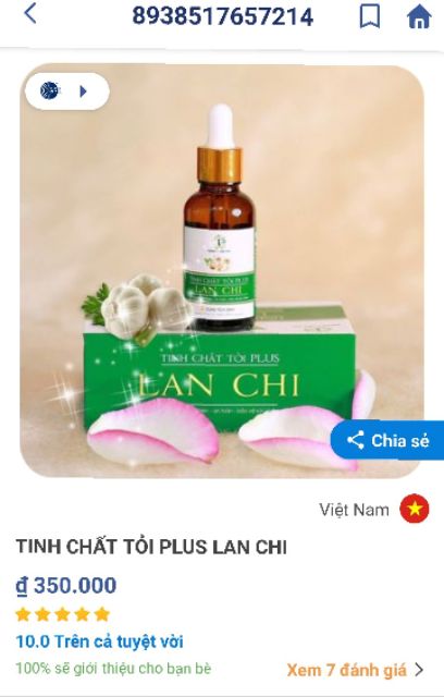 Tinh dầu tỏi lan chi 30ml[chính hãng]