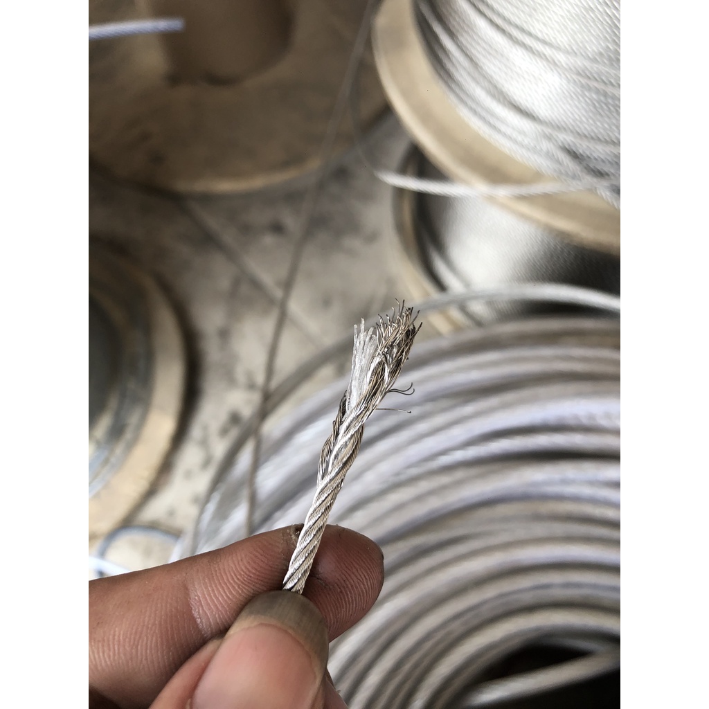100 mét Cáp inox 304  cáp thép Thái Bình ViNa