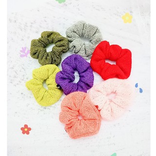 CỘT TÓC VẢI LEN SCRUNCHIES THỜI TRANG HÀNG THÁI