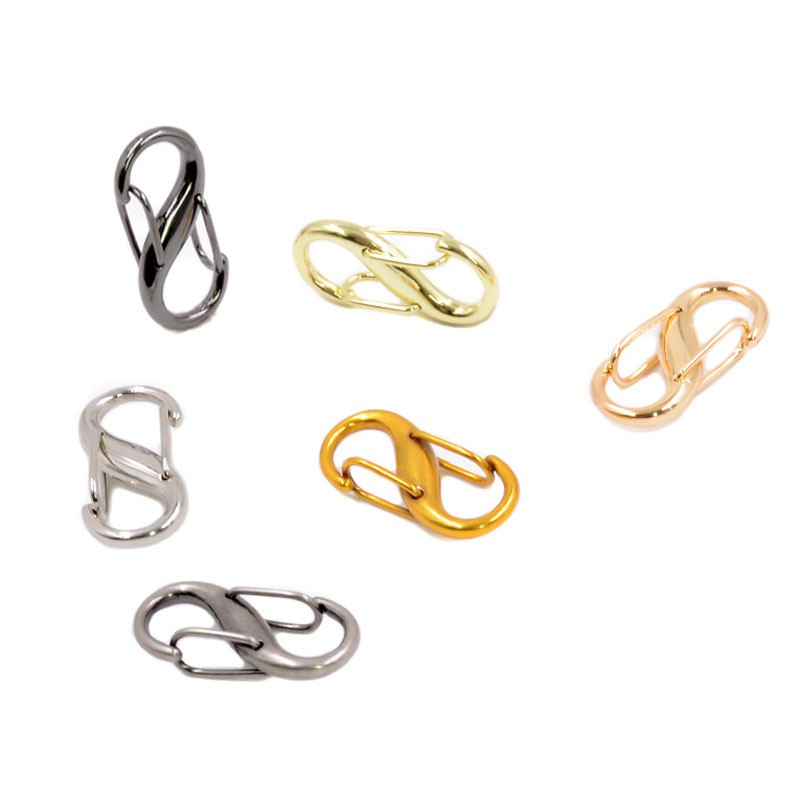 Khóa Dây Xích Hình Chữ S Điều Chỉnh Kích Cỡ Cho Dây Đeo Túi Xách