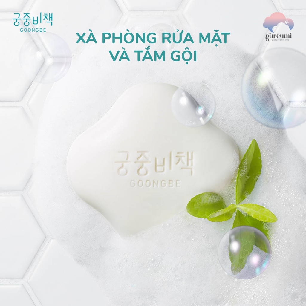 Xà phòng rửa tay và rửa mặt Hàn Quốc GOONGBE, sạch khuẩn và dưỡng ẩm cho da nhạy cảm 90g