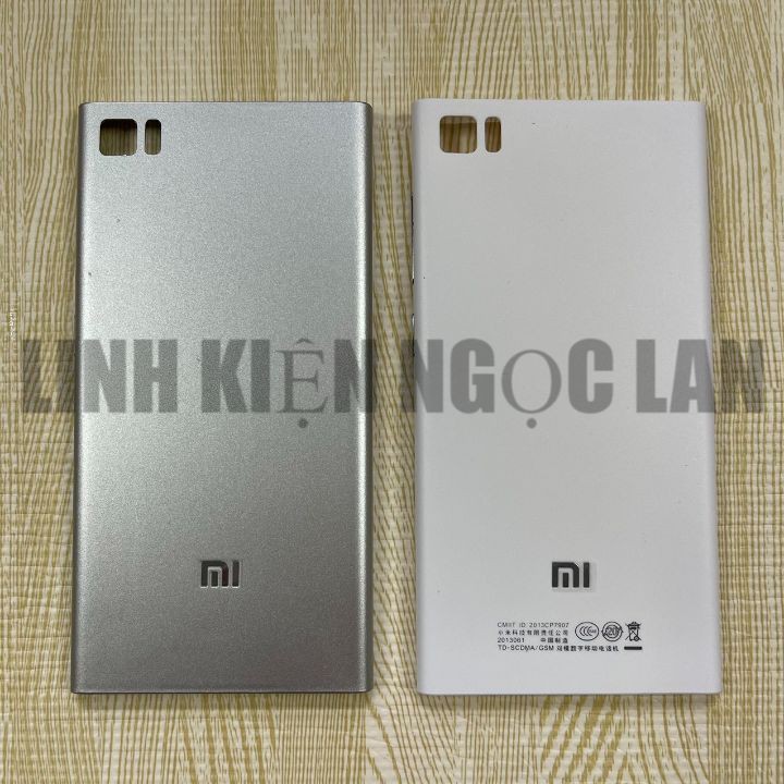 Nắp lưng Xiaomi Mi 3 Mi3 - Linh kiện