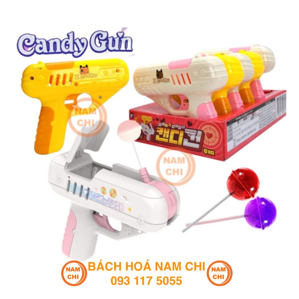 Súng Bắn Kẹo Candy Gun Lollipop