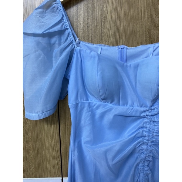 Thanh lý Đầm voan tơ nhún eo lót ngực New 100%