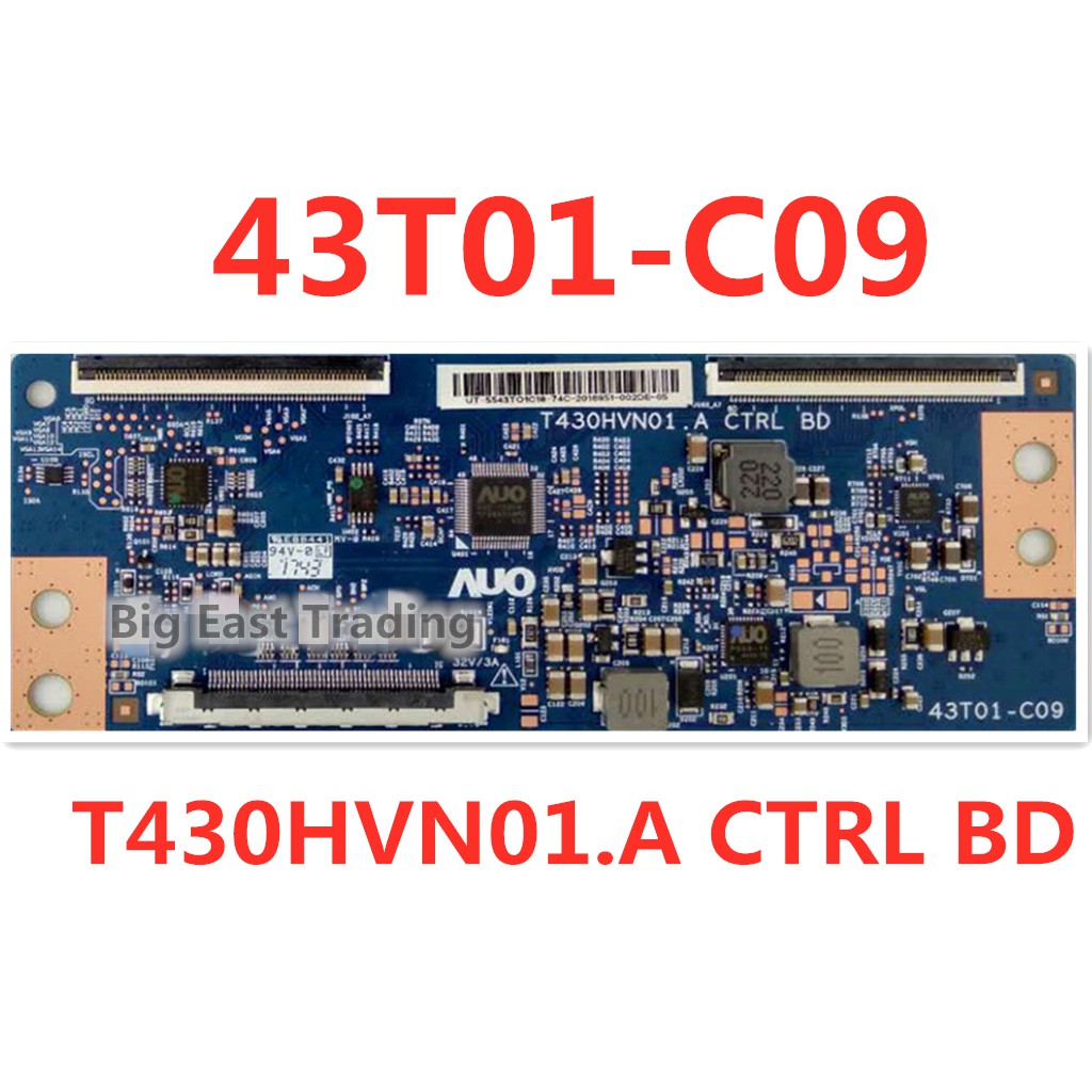 43T01-C09 1 Thớt TCON T430HVN01.Bảng Logic T-CON TV CTRL BD 43T01-C09, đảm bảo chất lượng 43T01 C09