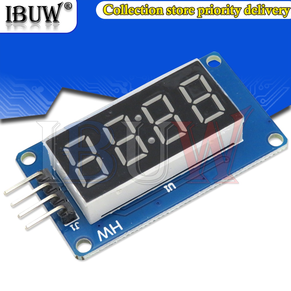 1 Mô Đun Màn Hình LED TM1637 Cho Arduino 7 Segment 4 Bits 0.36 Inch