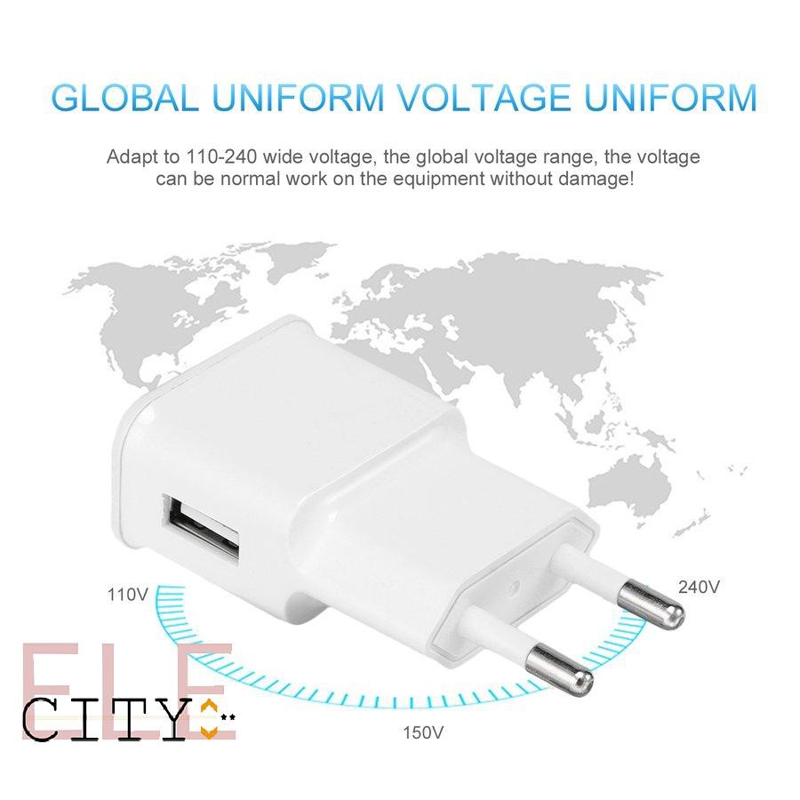 111ele} 5V 2A Universal Single USB Charger 7100 Travel Charger Adapter For Samsung
