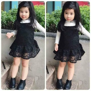 Combo 3 mẫu đầm thu đông bé gái