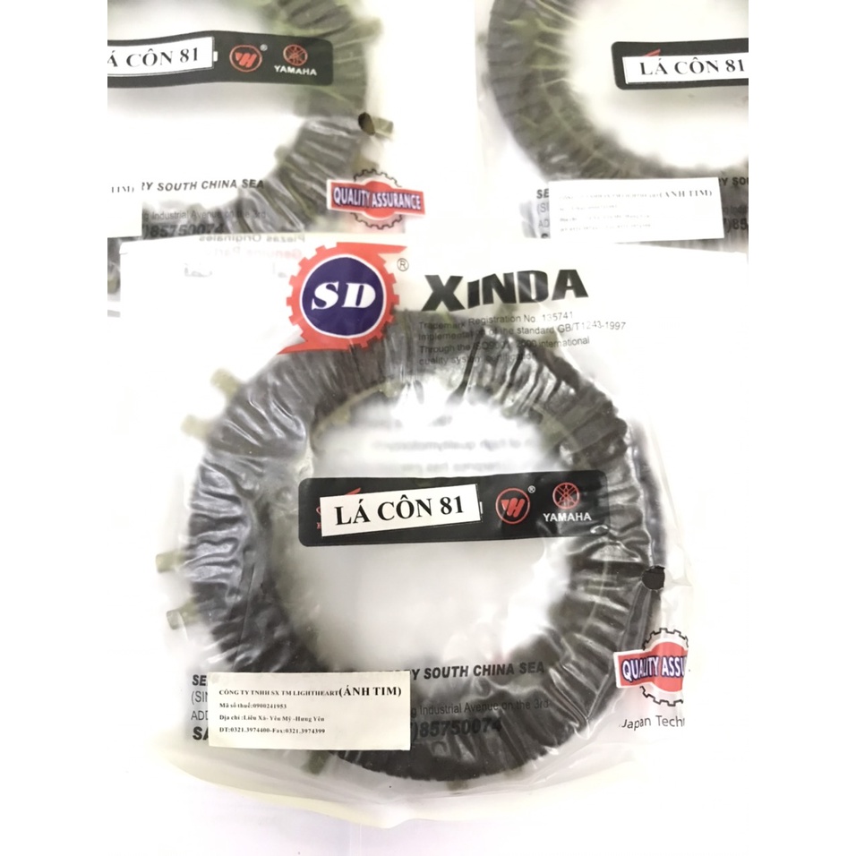 Đĩa ma sát ly hợp - Bộ lá côn 81 Xinda cho dòng xe 81, 82 84 86, Angel