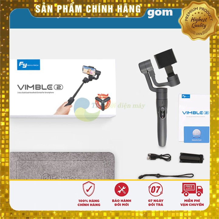 [Sale]  Tay cầm chống rung gimbal Feiyu Vimble 2s chống rung điện thoại, camera hành tr